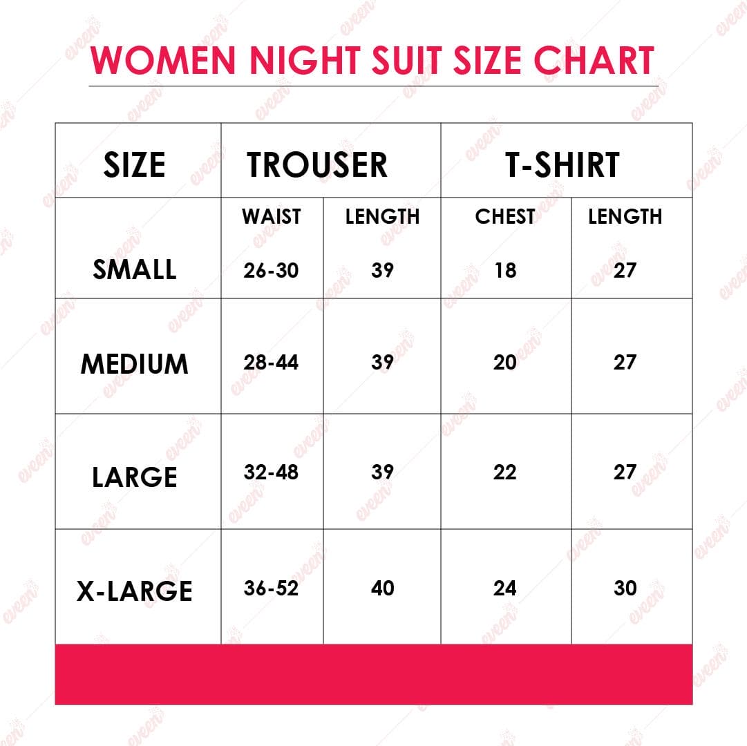 Flower Checkered Nightsuit For Women, Soft Cotton Women's Night Wear Flower Checkered Nightsuit For Women, Soft Cotton Women's Night Wear